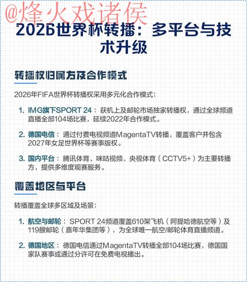2026世界杯直播在线观看最佳平台推荐